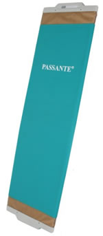 Prancha Passante® fechada, na cor turquesa